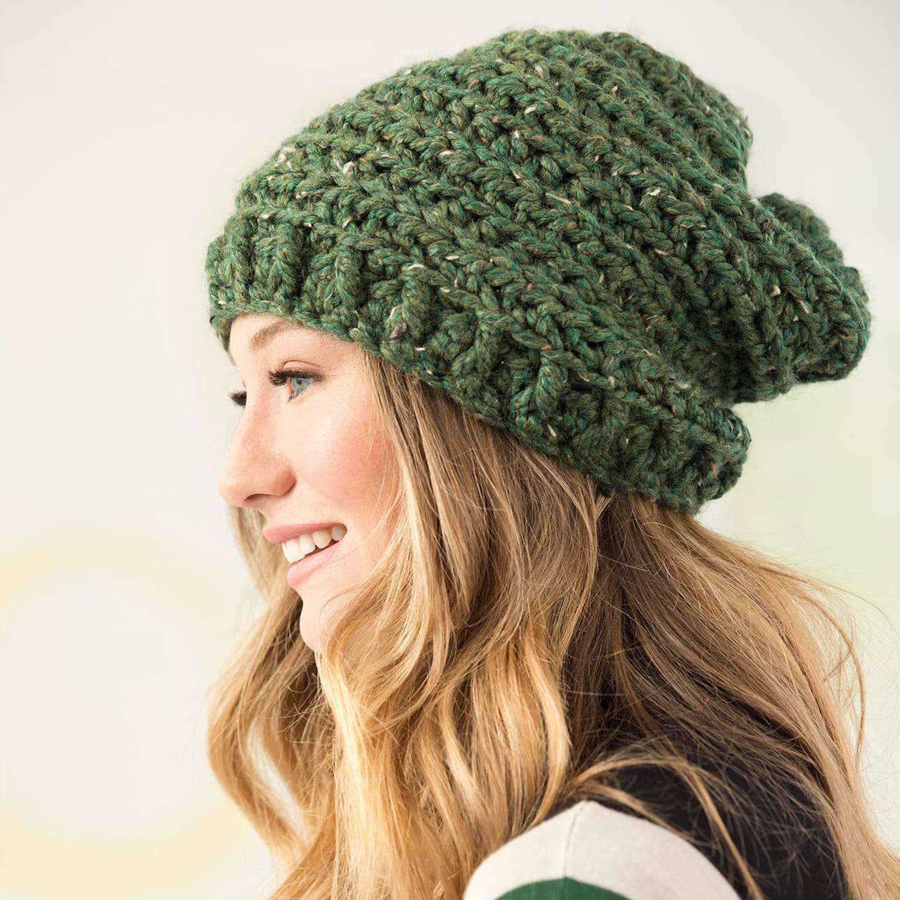 Lion Brand&#xAE; Wool-Ease&#xAE; Thick &#x26; Quick&#xAE; Oslo Crochet Hat